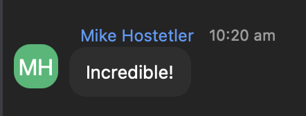 Attendee feedback