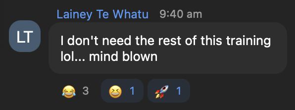 Attendee feedback
