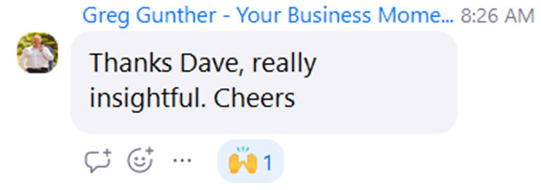 Attendee feedback