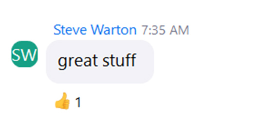 Attendee feedback